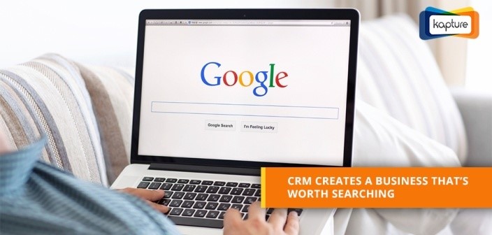 Search marketing through CRM