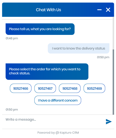 Chat Box Decision tree 2