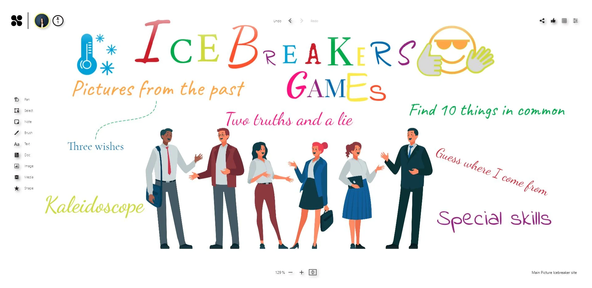 Ice breakers can help agents