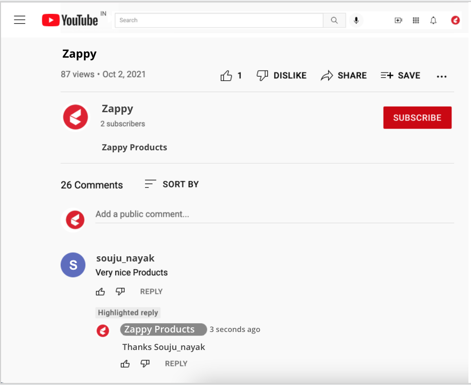 Turn Ticket Responses into YouTube Comments