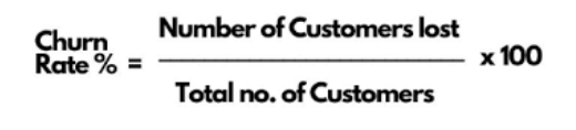 Churn rate formula