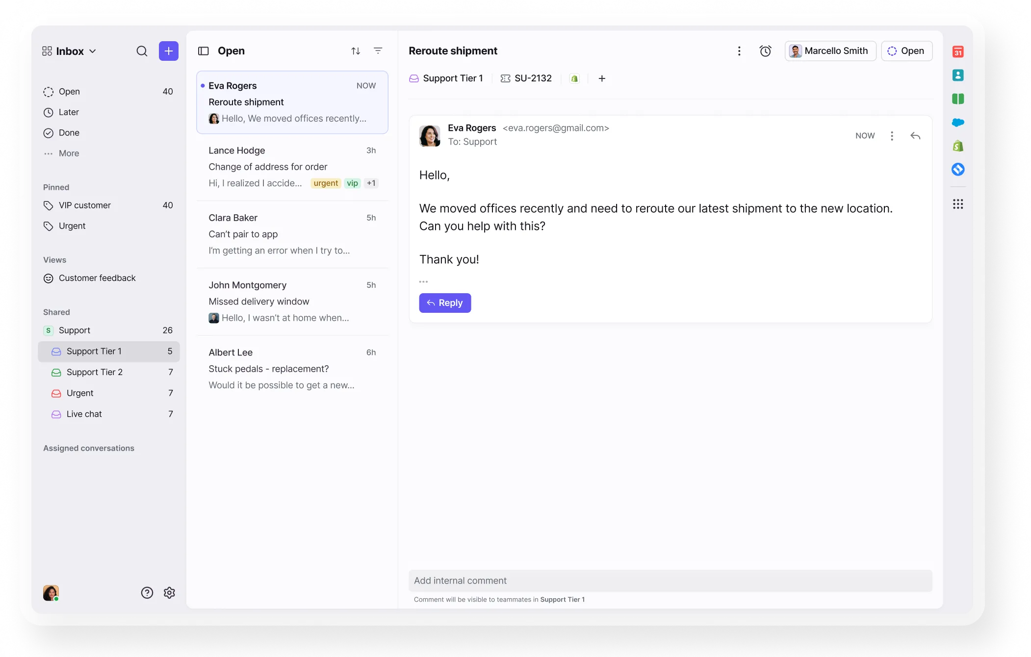 Front - Customer Service Platform