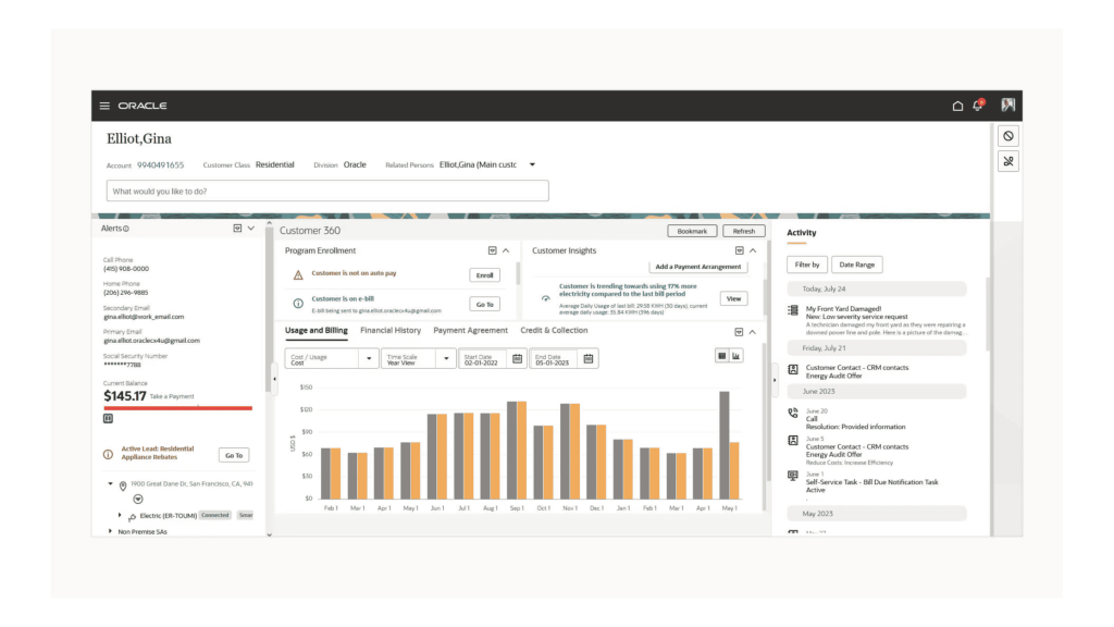 Best Customer Experience Software in Utilities - Oracle