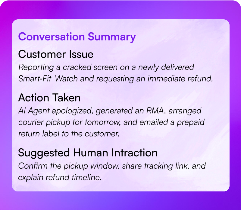 AI Agent for Customer Support
