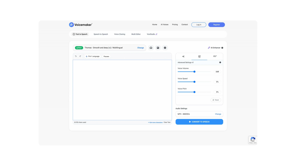 AI Voice Generators - Voicemaker