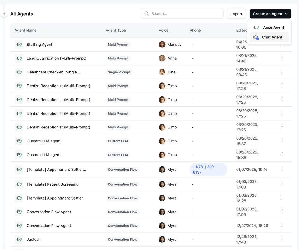 Voice AI Companies - Retell