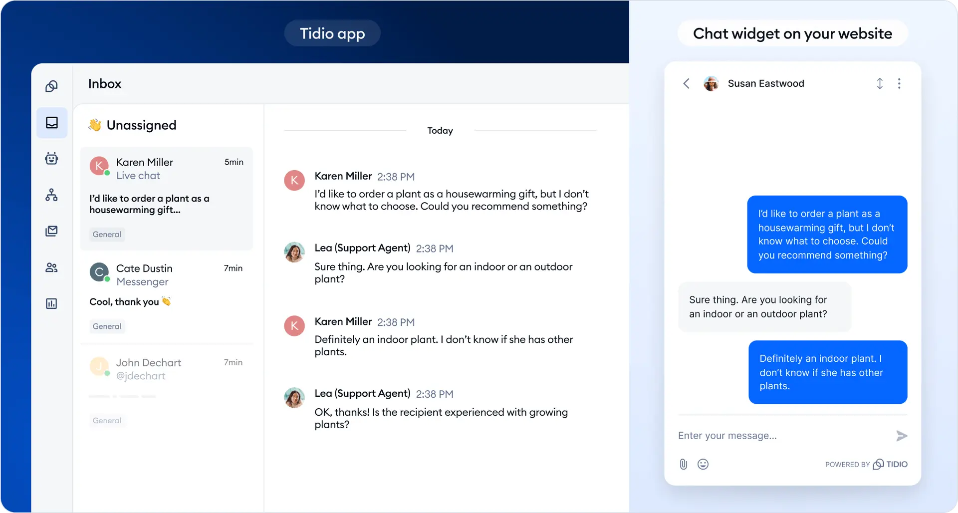 Tidio AI Chatbot Platform