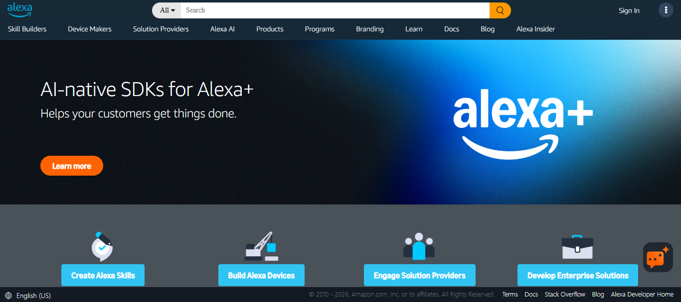 Alexa voice assistant