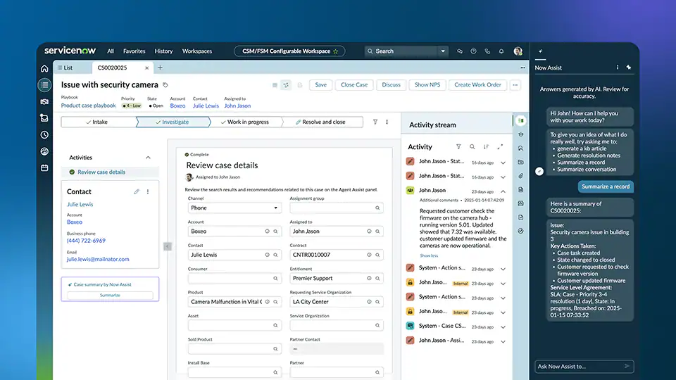 Zoho desk alternative - Servicenow