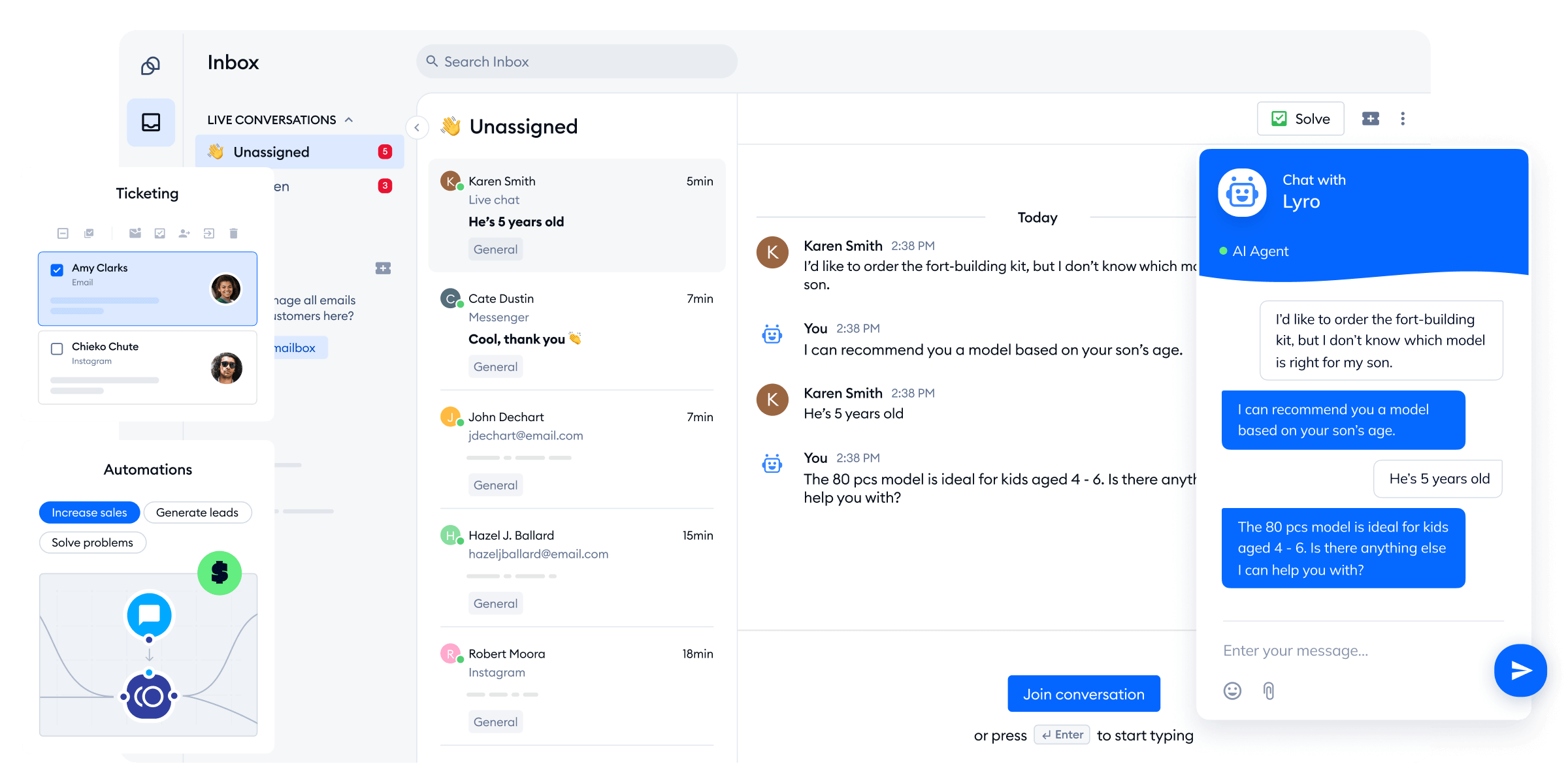 Zoho desk alternative - Tidio