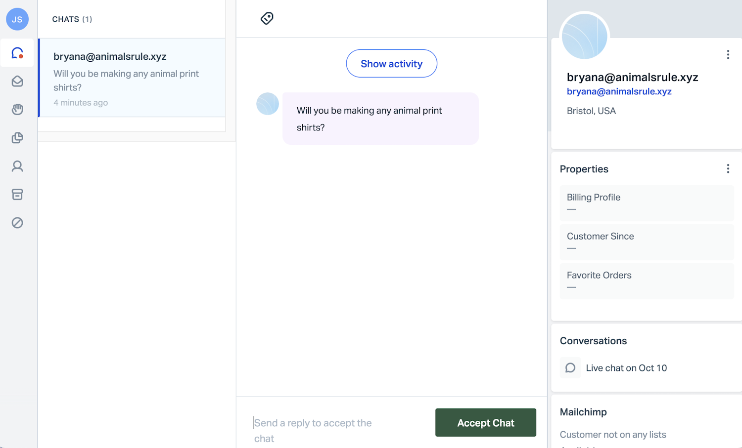 Help Scout - Front competitor