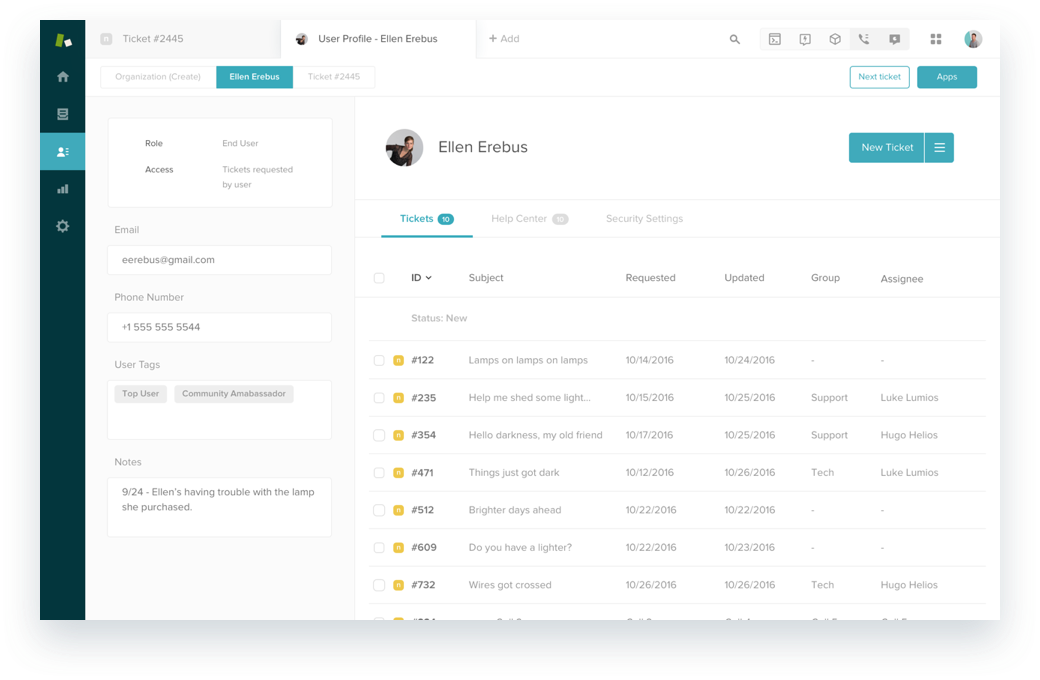 Zendesk - Front Competitor