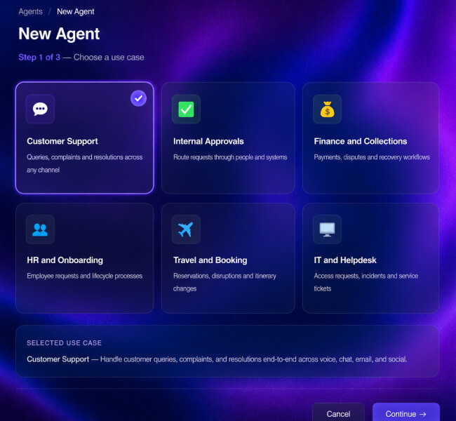 Sample Agent Platform AI Agent Platform : Build, Orchestrate and Deploy AI Agents
