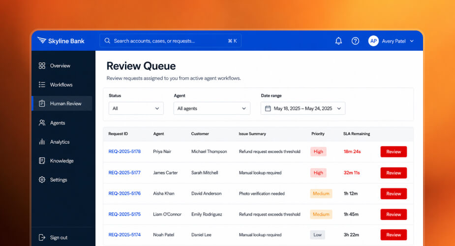Human Review Queue