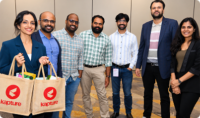 CXclusive attendees with Kapture gift bags