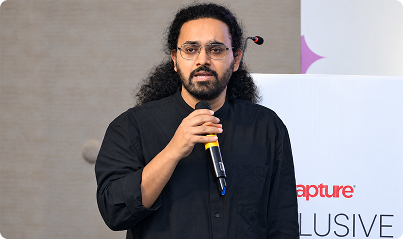 Rohil Ahmed of BigBasket speaking at CXclusive