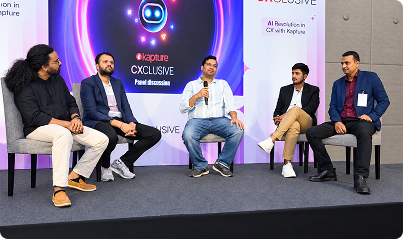 Panel discussion at CXclusive Bengaluru